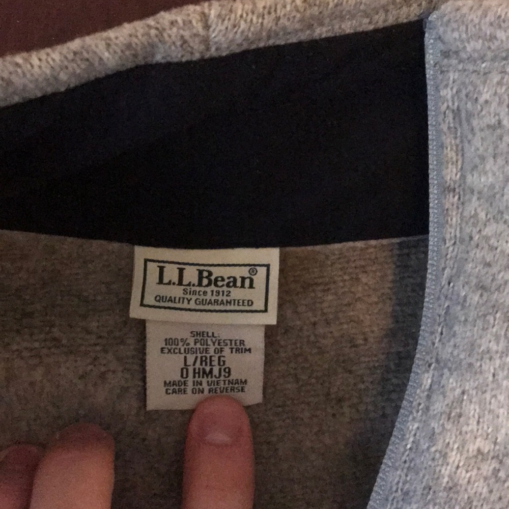 L.L. Bean heavy fleece - Picture 2 of 4